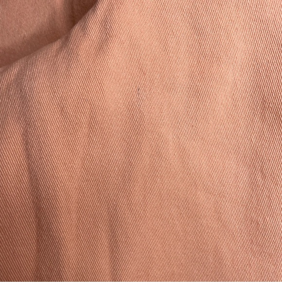 Tu Women’s 8R Denim Wide Leg Crop Pant Frayed Hem Pastel Orange Sherbert Spring - Picture 8 of 10